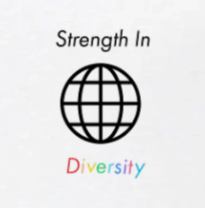 Strength in Diversity - Global Edition Micro Ribbed Scoop Tank