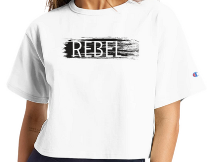"REBEL" Underground Edition Cropped T-Shirt