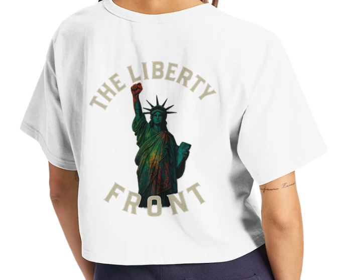 The Liberty Front Cropped T-Shirt