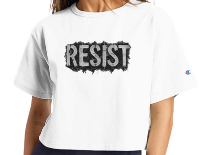 "RESIST" War-Torn Edition Cropped T-Shirt